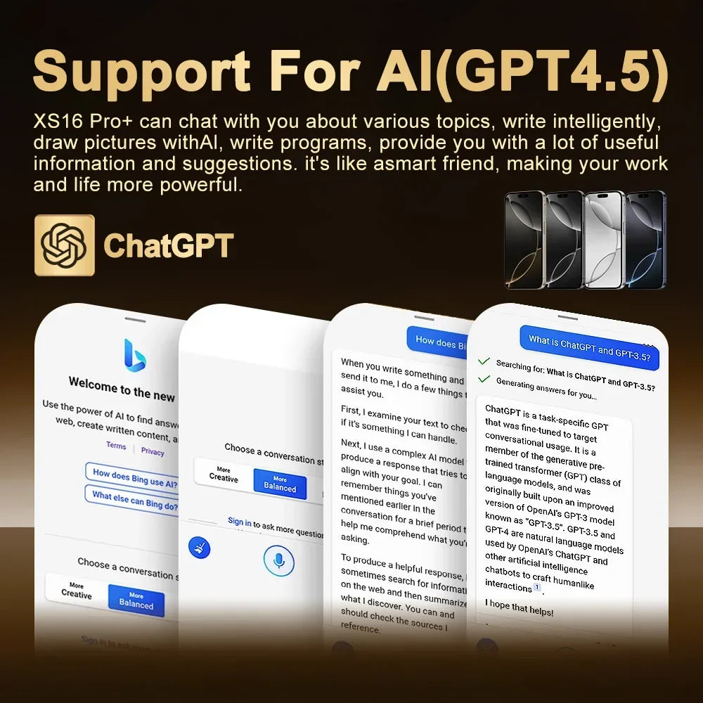 Original Mobile Phones Deals XS16 Pro+ Smartphone 7.3 inch Full Screen 4G 5G Cell Phone 8000mAh Brand New Phones Global Version