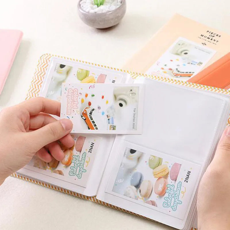 3 inch 64 Pockets For Polaroid Photo Album Mini Instant Picture Case Storage For Fujifilm Instax Mini Film 8 Korea Instax Album