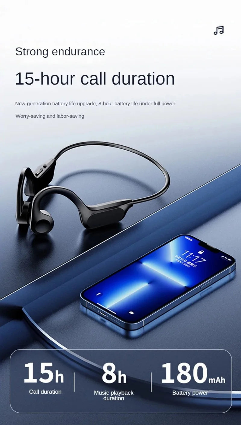 Xiaomi A20 Bone Conduction Wireless Earphone Sport Swimming Bluetooth Compatible Headphone Hand-free With Mic For Running 2025