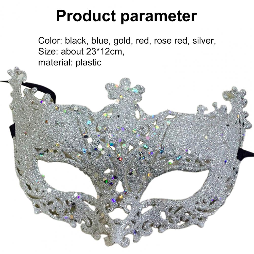 Cosplay Face Covers Party Mask Glitter Shinny Women Ribbon Mysterious Eye Cover For Masquerade Luxury Venetian Mask Halloween