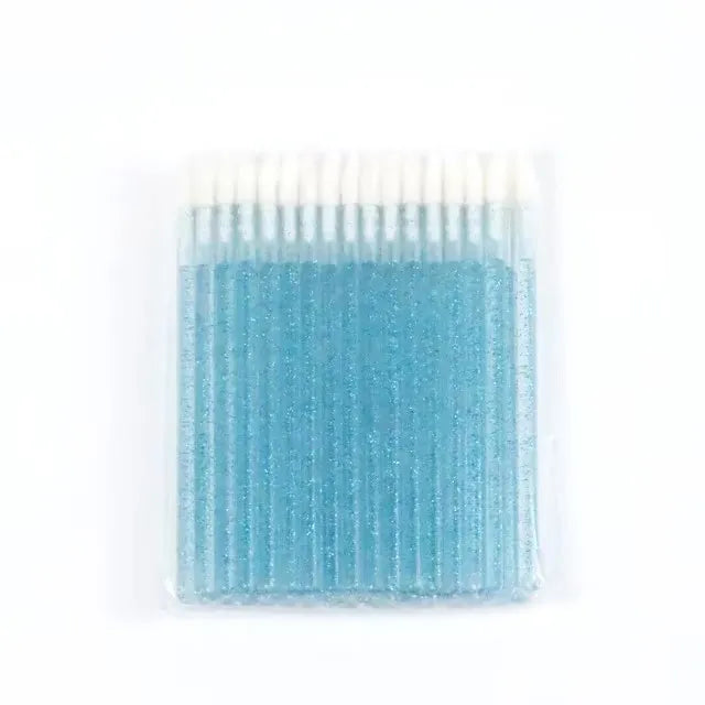 50Pcs Disposable Lip Brush Eyelash Makeups Microbrush Lash Extension Mascara Applicator Lipstick Wands Set Cosmetic Makeup Tools