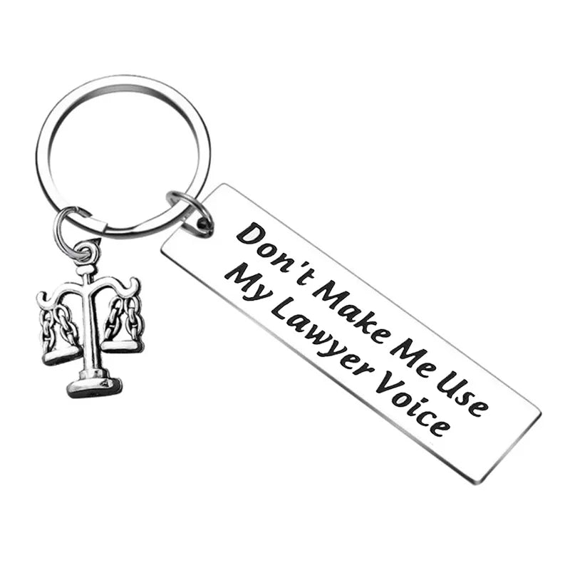 Cute Lawyers Gift Lawyer Keychain Scales of Justice Lawyer Gift New Lawyer Key Chain Pendant Jewelry Law School Graduation Gift