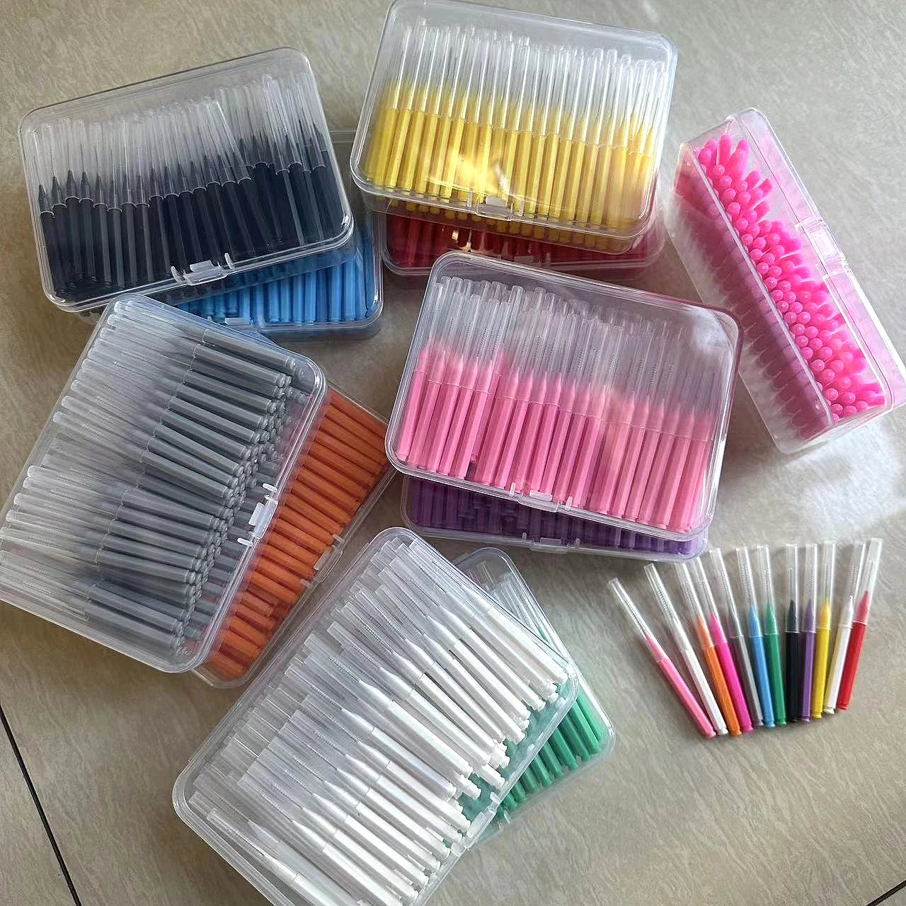 100Pcs/box Interdental Brushes Health Care Tooth Escova Interdental Cleaners Orthodontic Dental Teeth Brush Oral Hygiene Tool