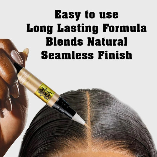 Tinted Lace Precison Parting Pen Wig Lace Tint with Brush Applicatior, Easy to use, Long Lasting Formula, Blends Natural