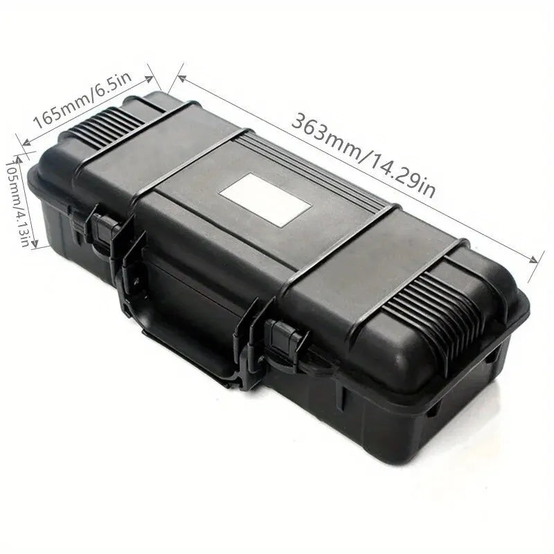 Water-repellent Hard Carry Tool Case Bag Organizer Storage Box,Camera Sealed Shockproof Safety Instrument Toolbox With Sponge