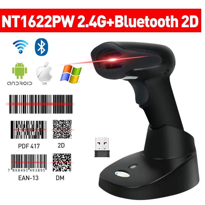 Barcode Scanner  1D/2D QR Bar Code Reader PDF417 for Mobile IOS Android IPAD