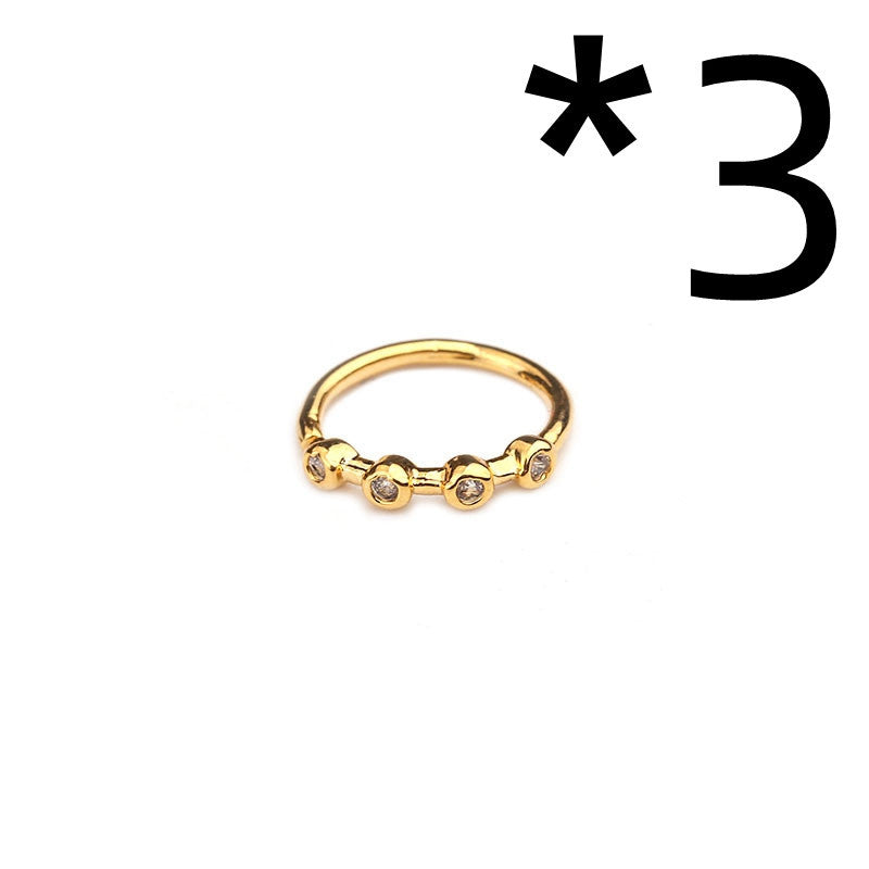 Nose Piercing Body Jewelry Ring Tiny Flower Helix