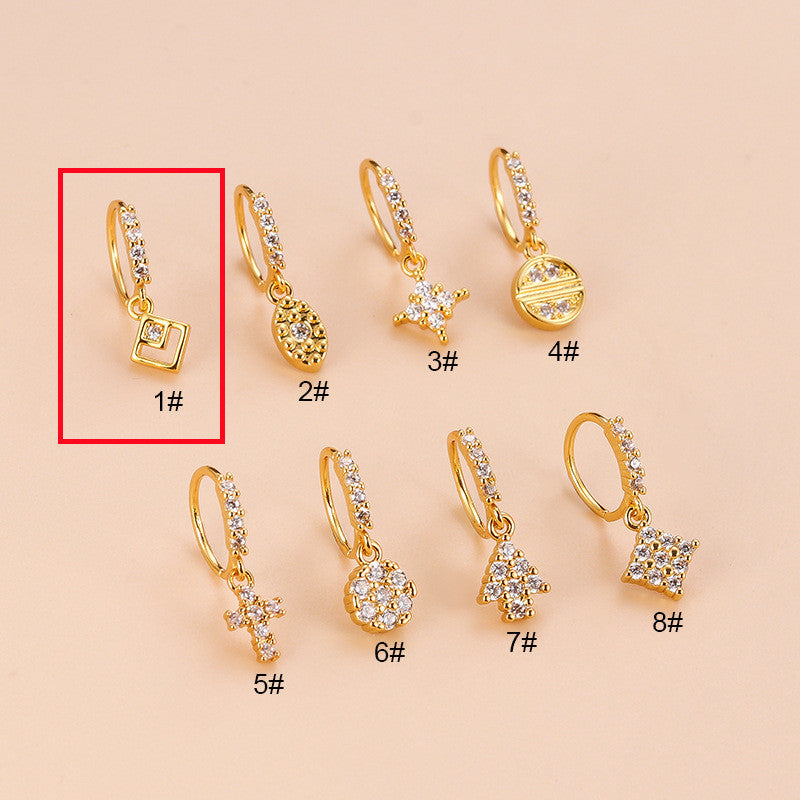 New Style Cross Nose Ring Fashion Piercing Jewelry