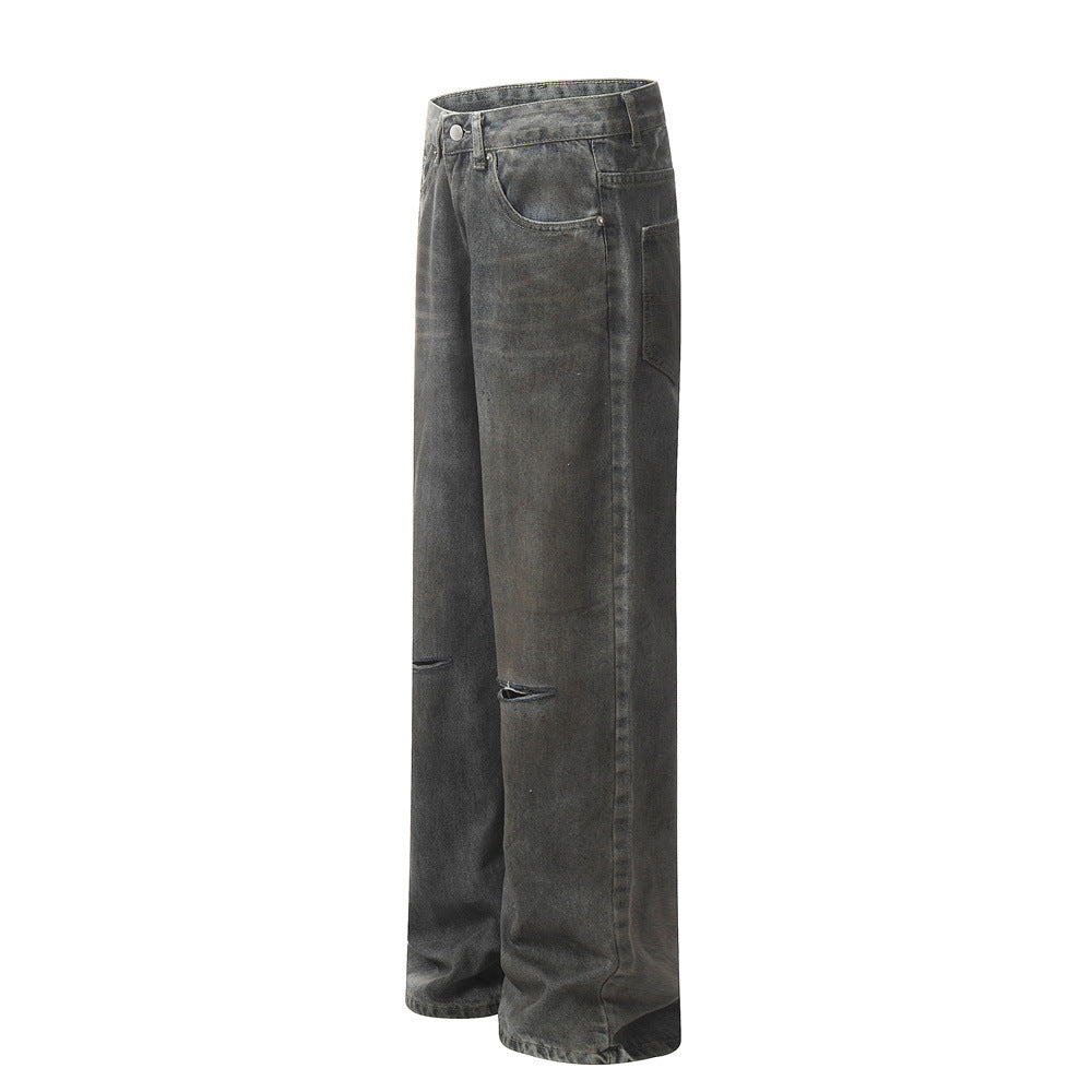 Fashion Beggar Dirty Pants Men's Jeans