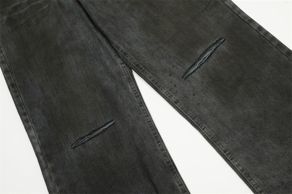 Fashion Beggar Dirty Pants Men's Jeans