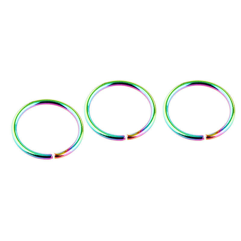 Stainless Steel Nose Ring 5 Colors Piercing Jewelry