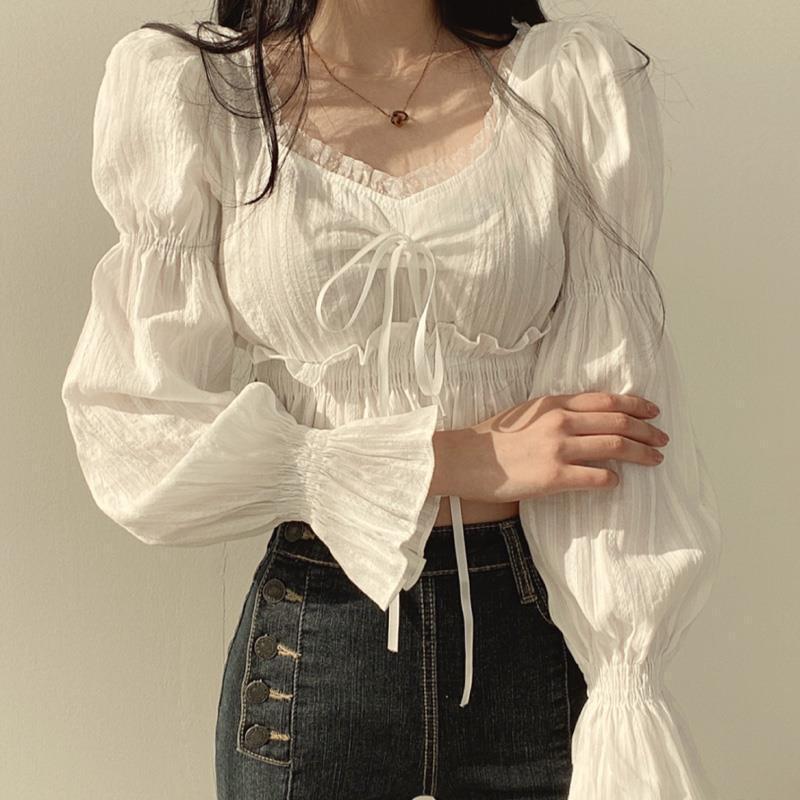 Fashion Lace Shirt Top For Women