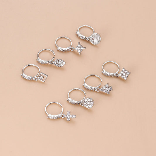 New Style Cross Nose Ring Fashion Piercing Jewelry