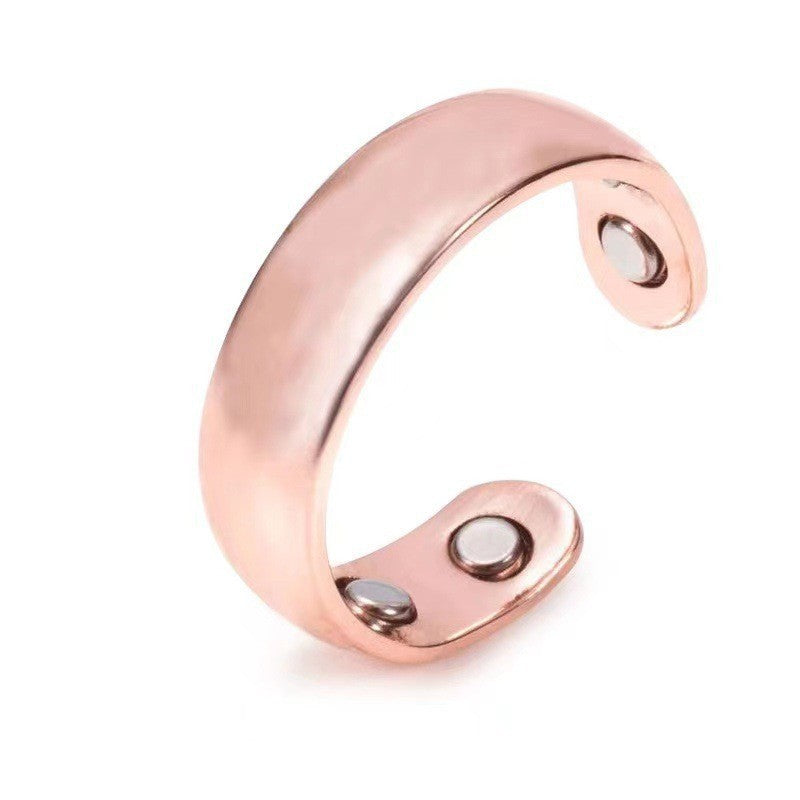 Fashion Storage Smooth Opening Adjustable Couple Ring Bracelet
