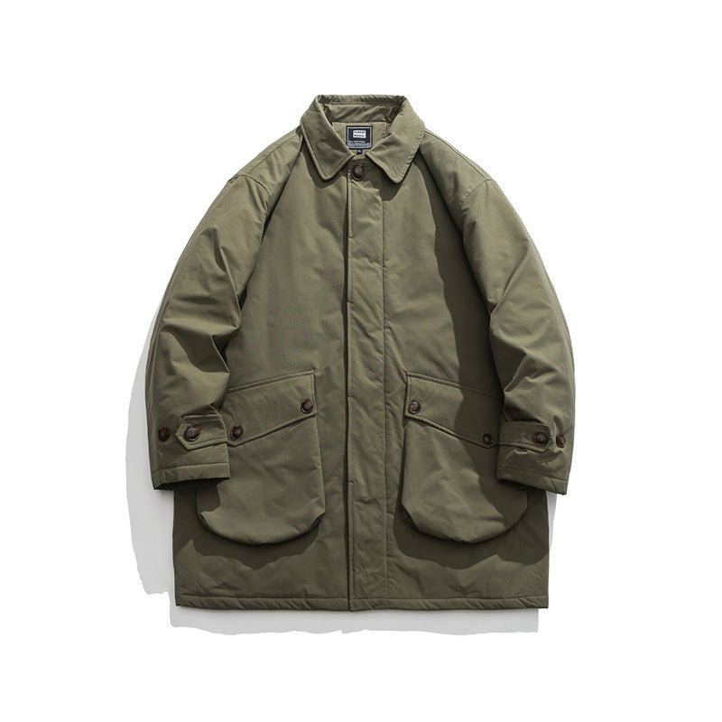 Retro Workwear Cotton-padded Clothes Couple Clothes