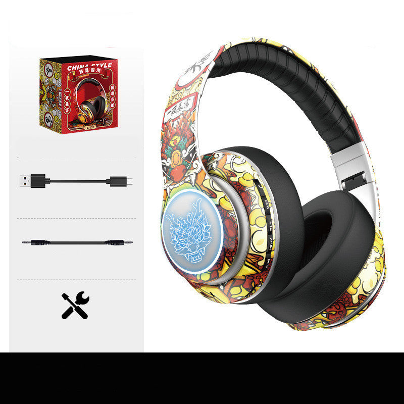 Headworn Bluetooth Earphones With Heavy Bass