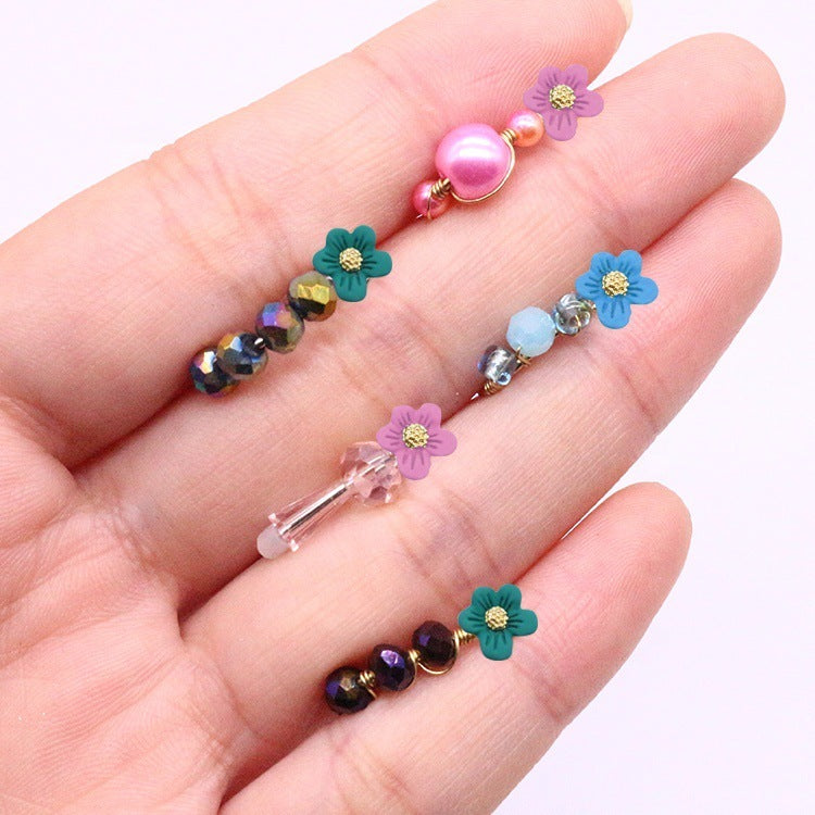 European And American Pearl Nose Ring Piercing Jewelry