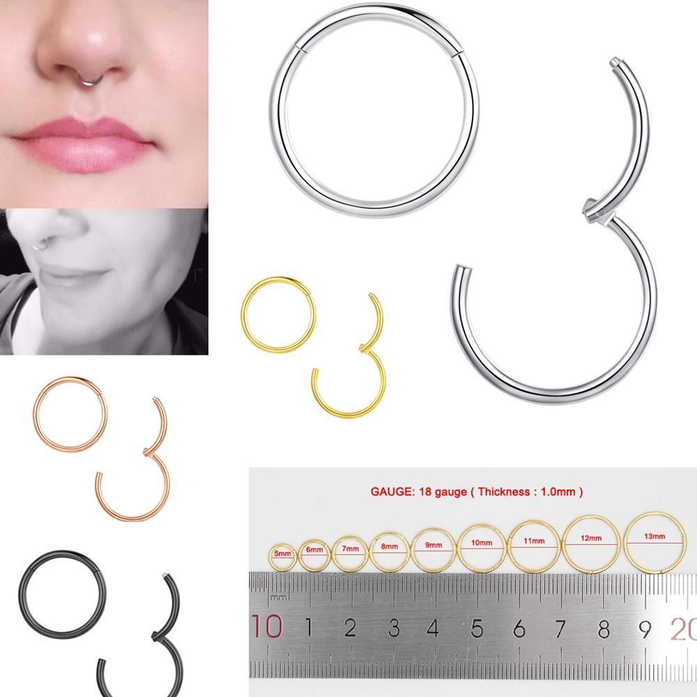 316L Stainless Steel Basic Piercing Nose Ring