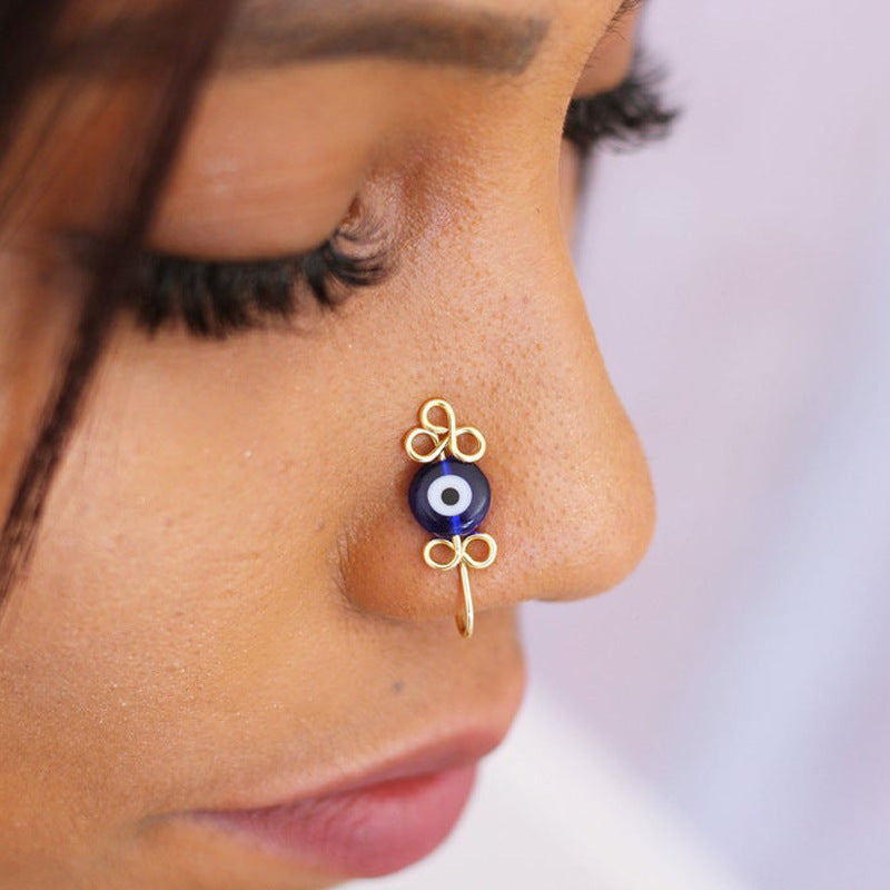 Titanium Vacuum Plating Stainless Steel False Nose Ring