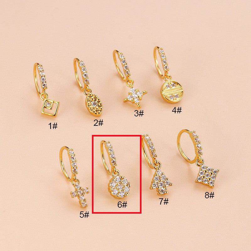 New Style Cross Nose Ring Fashion Piercing Jewelry